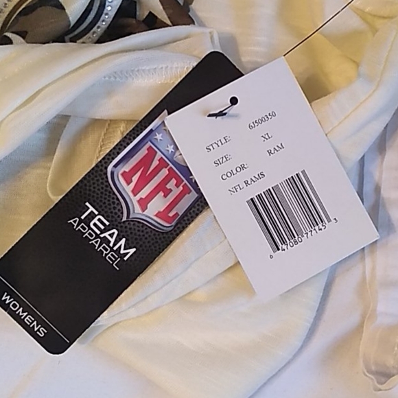 Throwback St. Louis Rams G-III 4Her Camo Sleeve T-Shirt - Picture 8 of 10